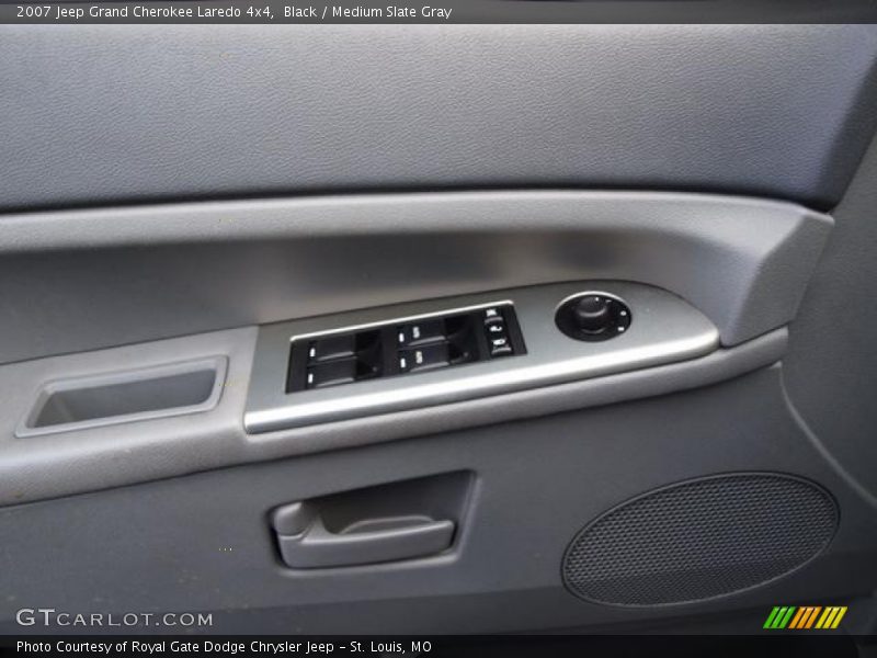 Black / Medium Slate Gray 2007 Jeep Grand Cherokee Laredo 4x4
