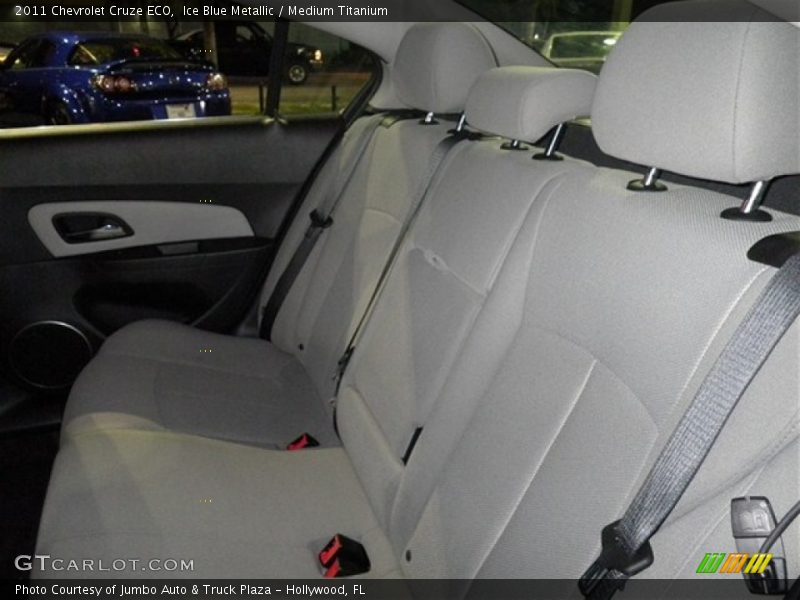Ice Blue Metallic / Medium Titanium 2011 Chevrolet Cruze ECO