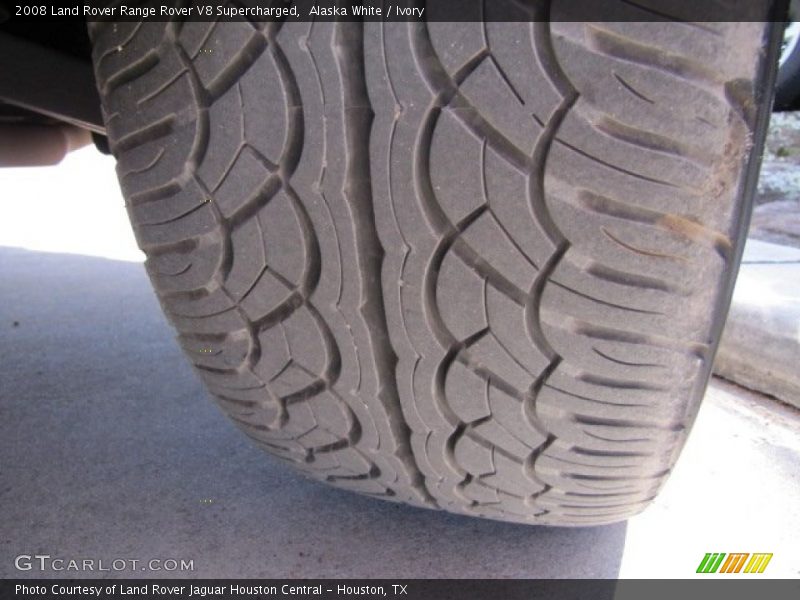 Alaska White / Ivory 2008 Land Rover Range Rover V8 Supercharged