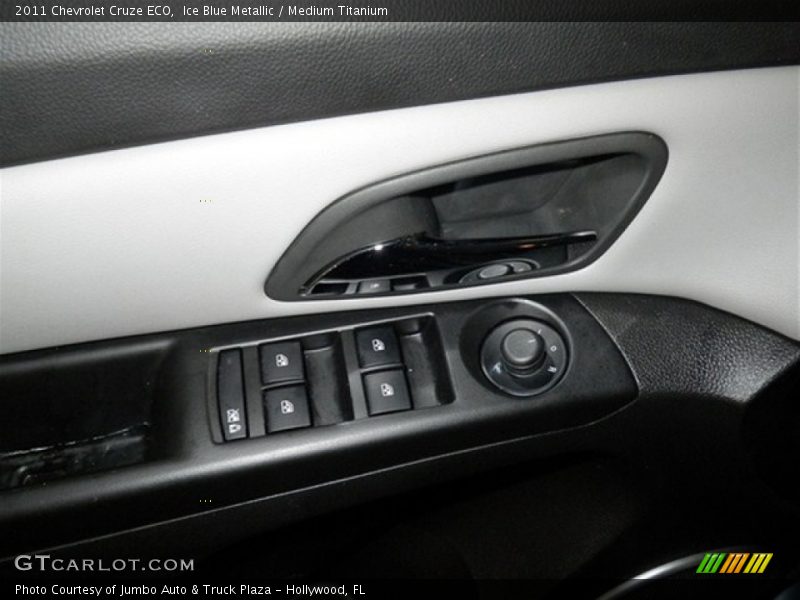 Ice Blue Metallic / Medium Titanium 2011 Chevrolet Cruze ECO
