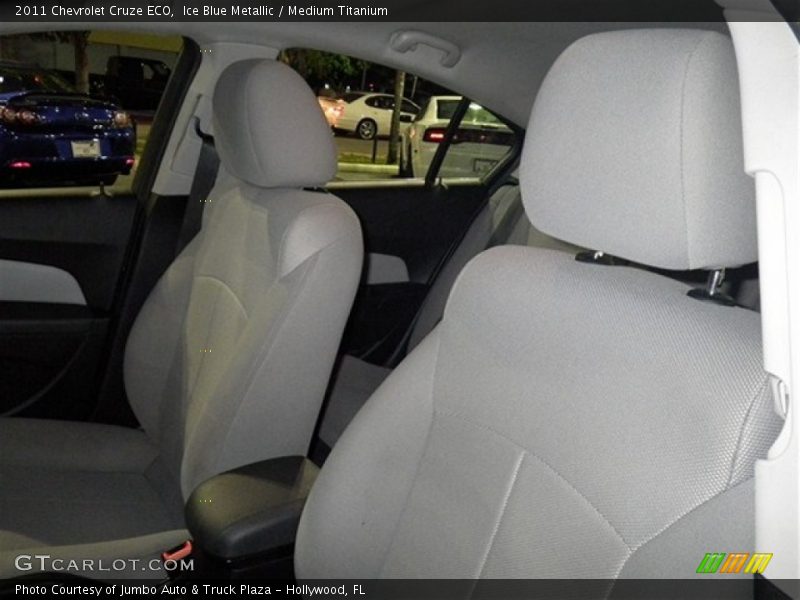 Ice Blue Metallic / Medium Titanium 2011 Chevrolet Cruze ECO