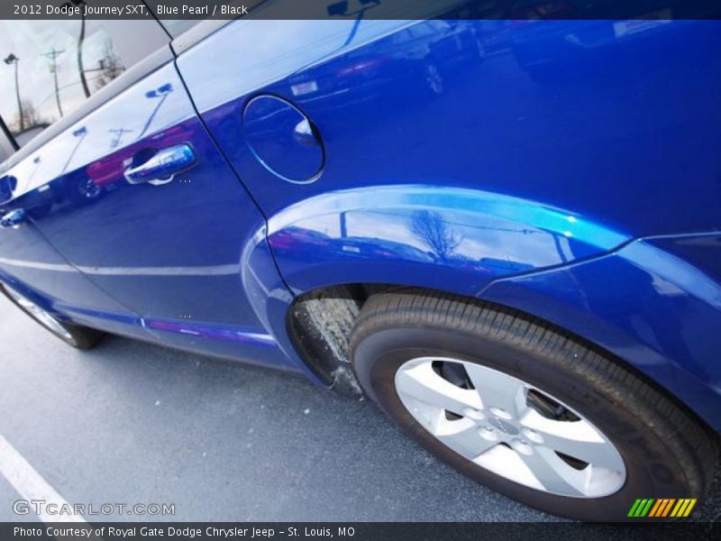 Blue Pearl / Black 2012 Dodge Journey SXT