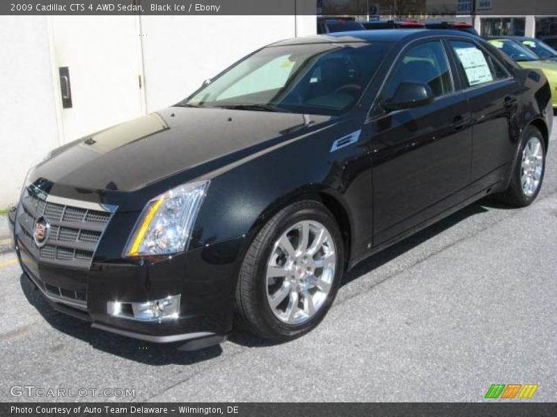 Black Ice / Ebony 2009 Cadillac CTS 4 AWD Sedan