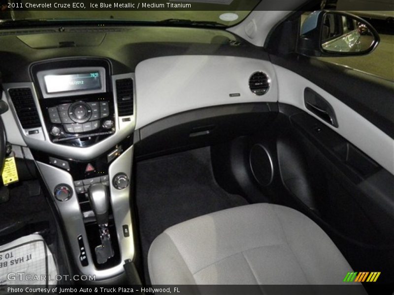Ice Blue Metallic / Medium Titanium 2011 Chevrolet Cruze ECO