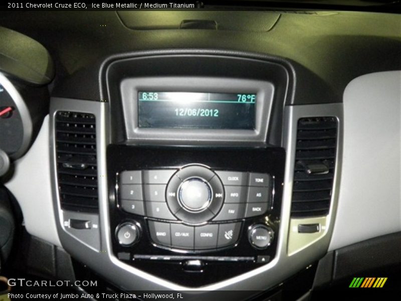 Ice Blue Metallic / Medium Titanium 2011 Chevrolet Cruze ECO