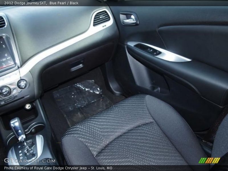 Blue Pearl / Black 2012 Dodge Journey SXT