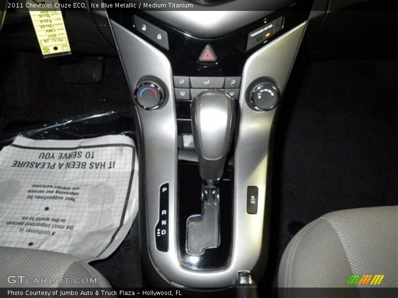 Ice Blue Metallic / Medium Titanium 2011 Chevrolet Cruze ECO