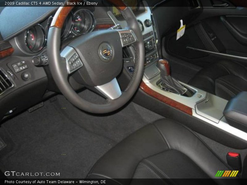 Black Ice / Ebony 2009 Cadillac CTS 4 AWD Sedan