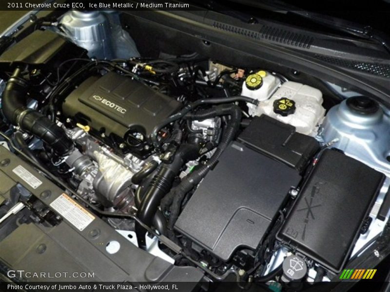 Ice Blue Metallic / Medium Titanium 2011 Chevrolet Cruze ECO