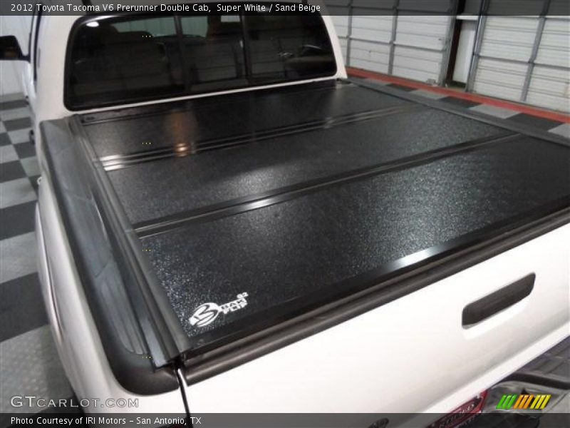 Super White / Sand Beige 2012 Toyota Tacoma V6 Prerunner Double Cab