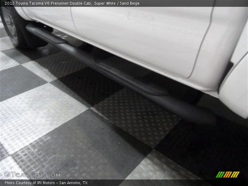 Super White / Sand Beige 2012 Toyota Tacoma V6 Prerunner Double Cab