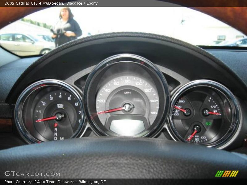 Black Ice / Ebony 2009 Cadillac CTS 4 AWD Sedan