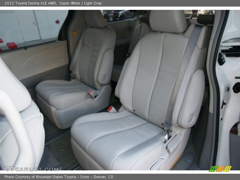 Super White / Light Gray 2013 Toyota Sienna XLE AWD