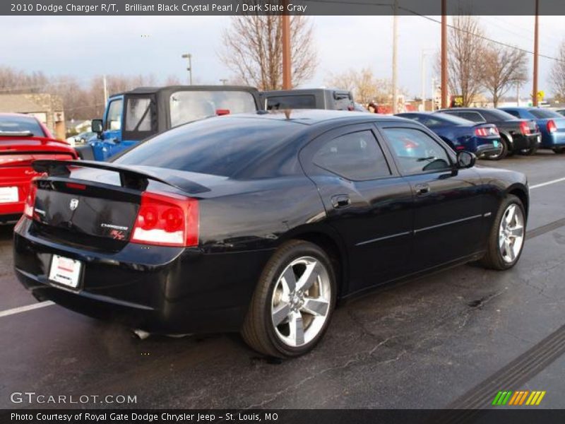 Brilliant Black Crystal Pearl / Dark Slate Gray 2010 Dodge Charger R/T