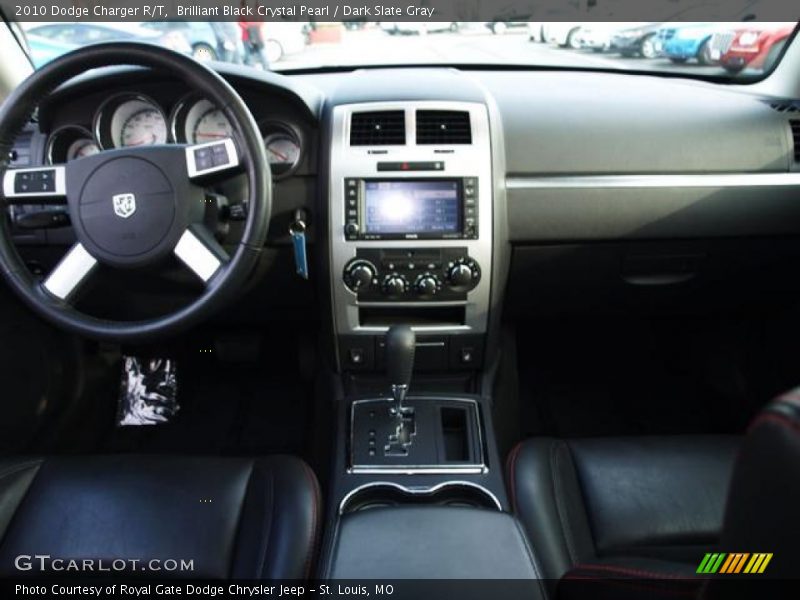 Brilliant Black Crystal Pearl / Dark Slate Gray 2010 Dodge Charger R/T