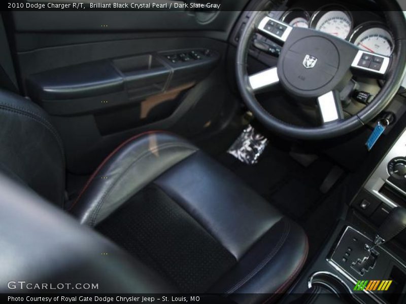 Brilliant Black Crystal Pearl / Dark Slate Gray 2010 Dodge Charger R/T