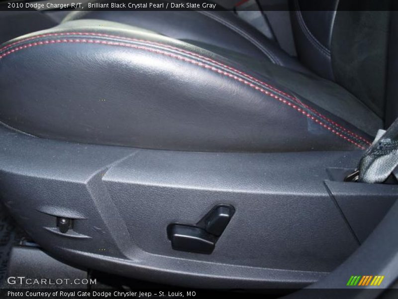 Brilliant Black Crystal Pearl / Dark Slate Gray 2010 Dodge Charger R/T