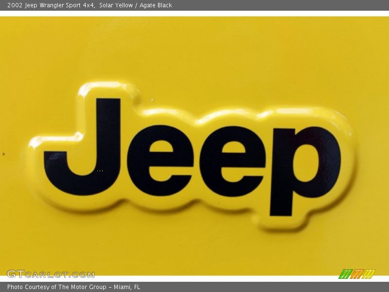 Solar Yellow / Agate Black 2002 Jeep Wrangler Sport 4x4