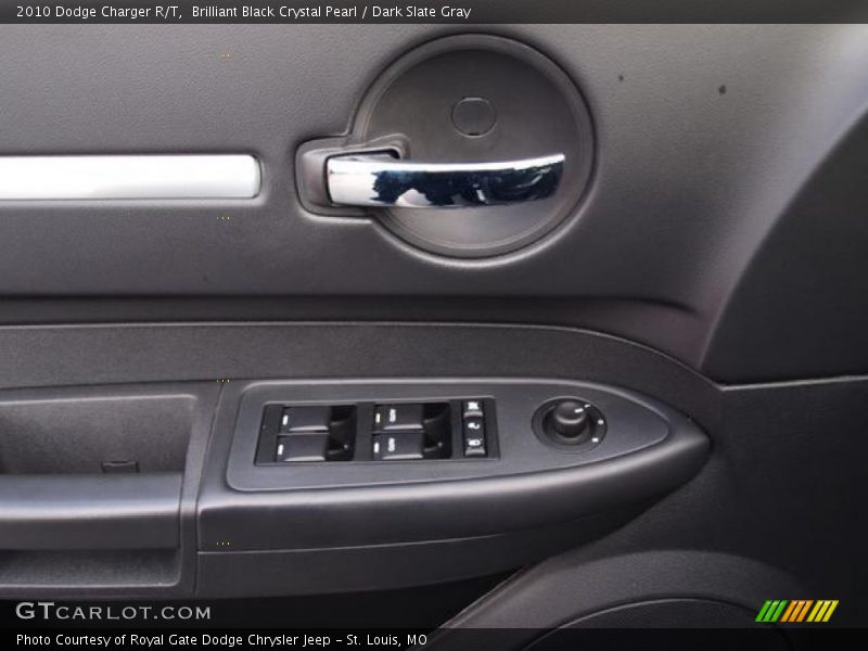 Brilliant Black Crystal Pearl / Dark Slate Gray 2010 Dodge Charger R/T