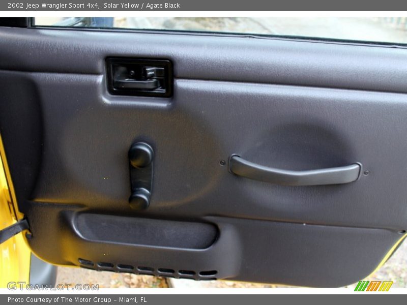 Solar Yellow / Agate Black 2002 Jeep Wrangler Sport 4x4