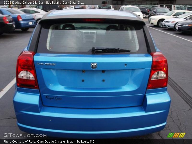 Surf Blue Pearl / Dark Slate Gray 2008 Dodge Caliber SE