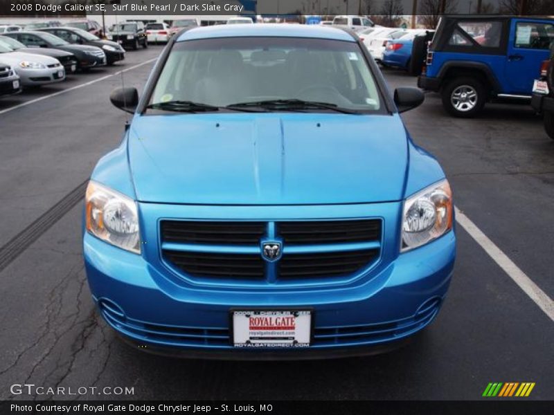 Surf Blue Pearl / Dark Slate Gray 2008 Dodge Caliber SE