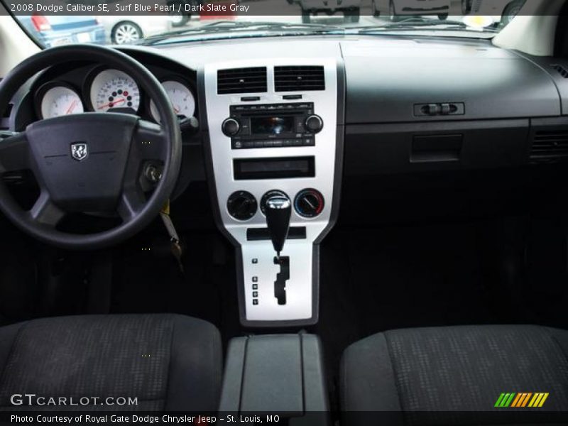 Surf Blue Pearl / Dark Slate Gray 2008 Dodge Caliber SE