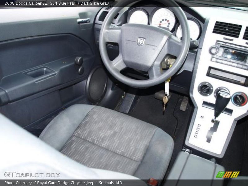 Surf Blue Pearl / Dark Slate Gray 2008 Dodge Caliber SE