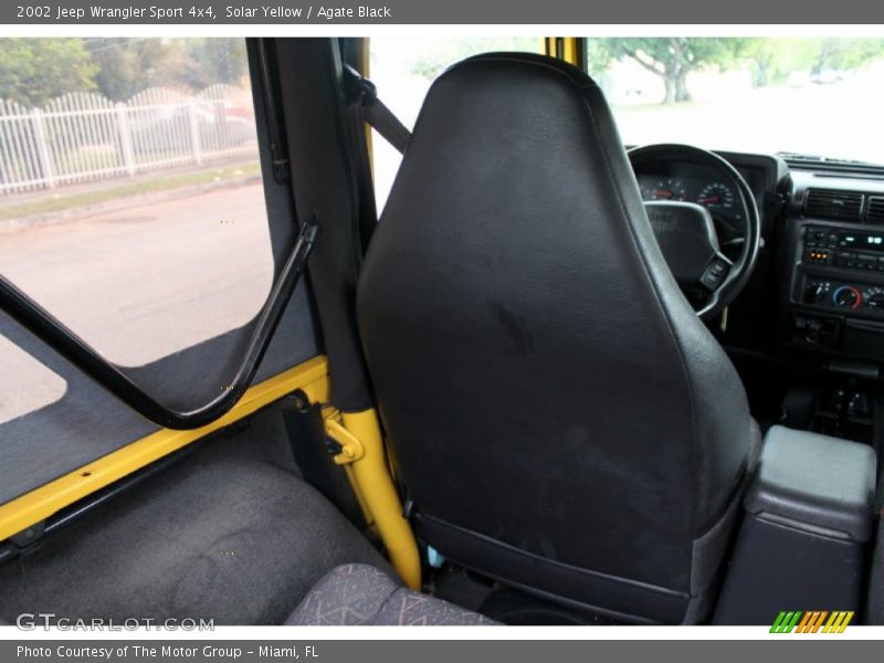 Solar Yellow / Agate Black 2002 Jeep Wrangler Sport 4x4