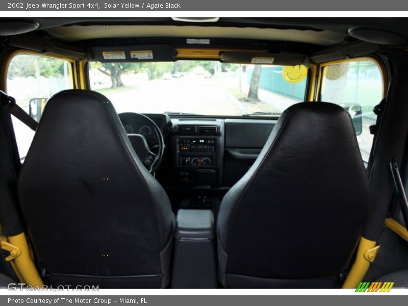 Solar Yellow / Agate Black 2002 Jeep Wrangler Sport 4x4