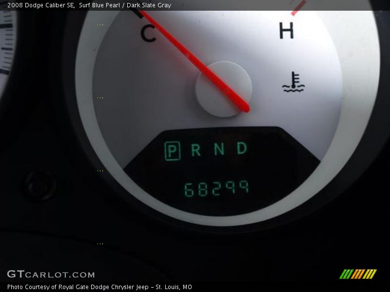 Surf Blue Pearl / Dark Slate Gray 2008 Dodge Caliber SE