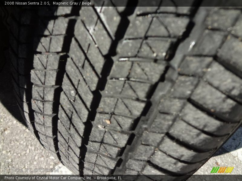 Magnetic Gray / Beige 2008 Nissan Sentra 2.0 S