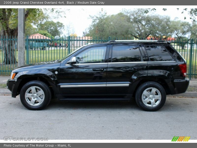 Black / Medium Slate Gray 2006 Jeep Grand Cherokee Overland 4x4