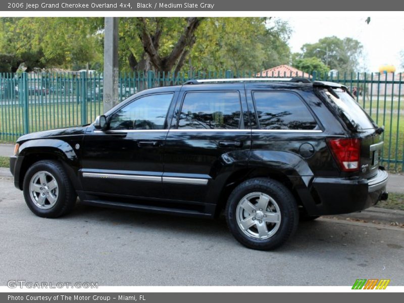 Black / Medium Slate Gray 2006 Jeep Grand Cherokee Overland 4x4