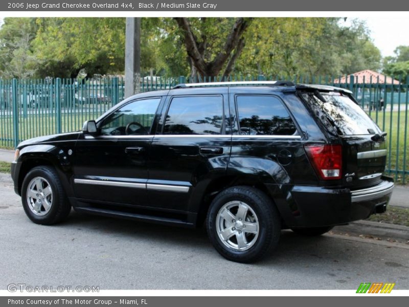 Black / Medium Slate Gray 2006 Jeep Grand Cherokee Overland 4x4