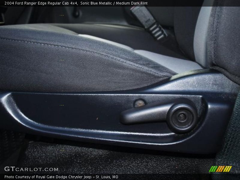 Sonic Blue Metallic / Medium Dark Flint 2004 Ford Ranger Edge Regular Cab 4x4
