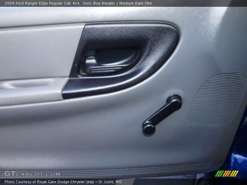 Sonic Blue Metallic / Medium Dark Flint 2004 Ford Ranger Edge Regular Cab 4x4