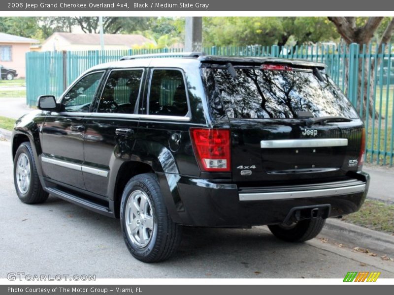 Black / Medium Slate Gray 2006 Jeep Grand Cherokee Overland 4x4