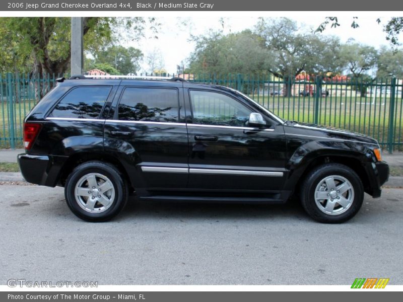 Black / Medium Slate Gray 2006 Jeep Grand Cherokee Overland 4x4
