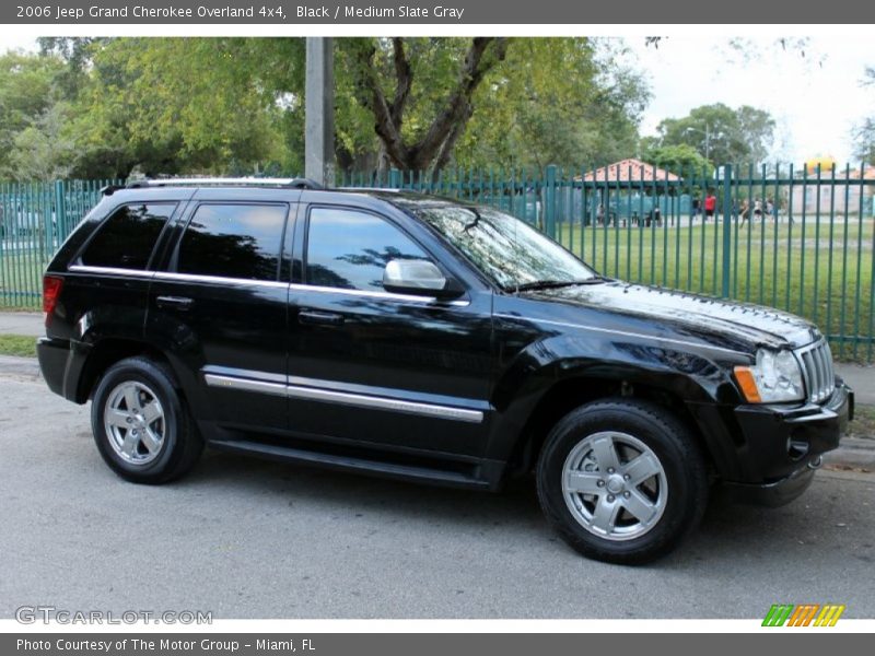 Black / Medium Slate Gray 2006 Jeep Grand Cherokee Overland 4x4