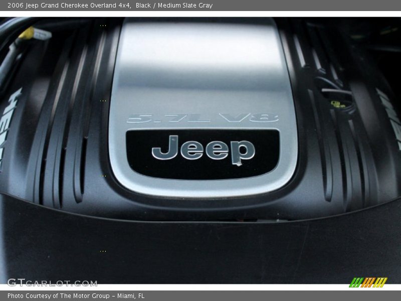 Black / Medium Slate Gray 2006 Jeep Grand Cherokee Overland 4x4