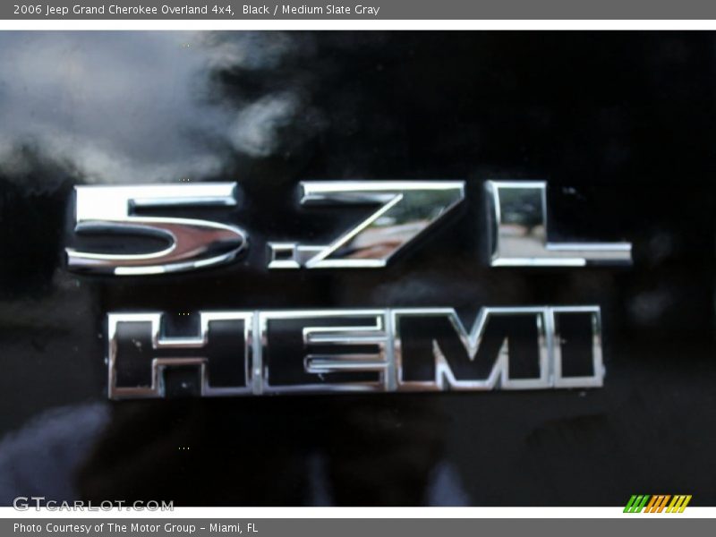 Black / Medium Slate Gray 2006 Jeep Grand Cherokee Overland 4x4