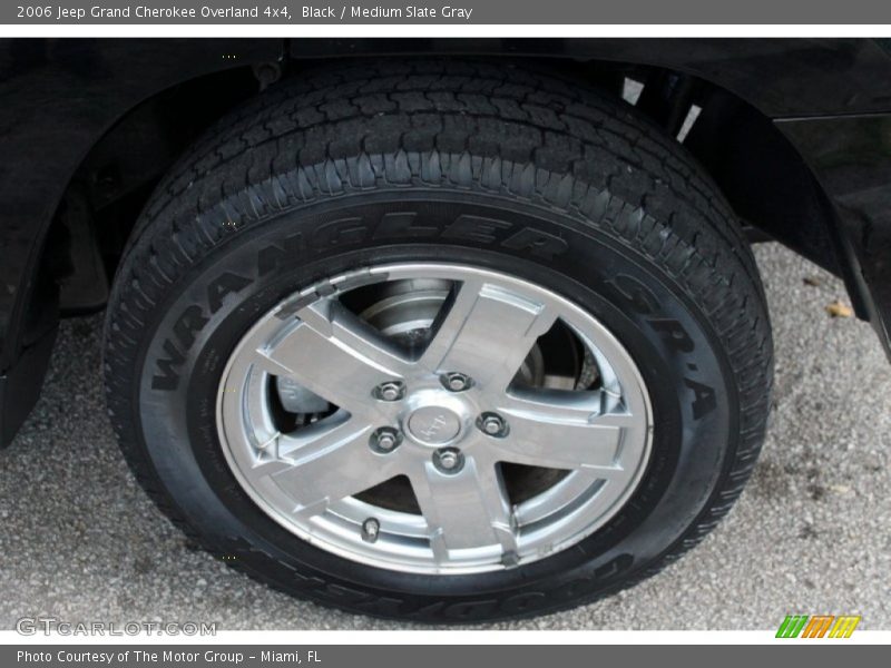 Black / Medium Slate Gray 2006 Jeep Grand Cherokee Overland 4x4