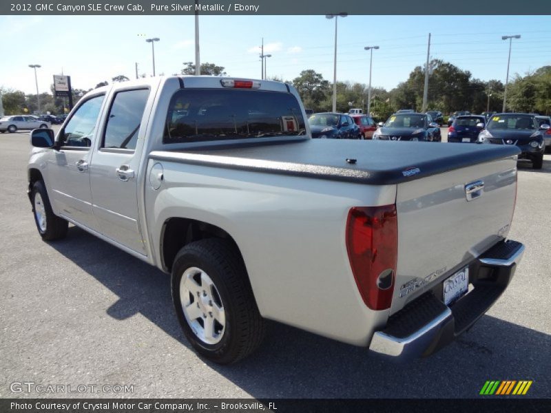 Pure Silver Metallic / Ebony 2012 GMC Canyon SLE Crew Cab