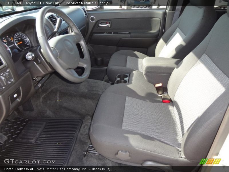 Pure Silver Metallic / Ebony 2012 GMC Canyon SLE Crew Cab