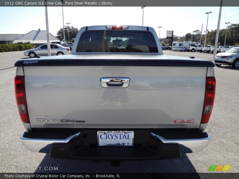 Pure Silver Metallic / Ebony 2012 GMC Canyon SLE Crew Cab