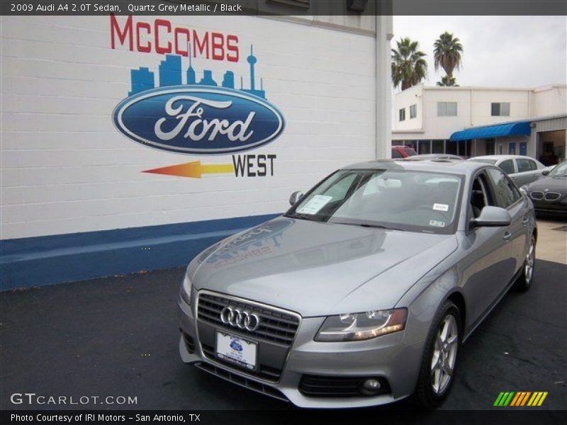 Quartz Grey Metallic / Black 2009 Audi A4 2.0T Sedan