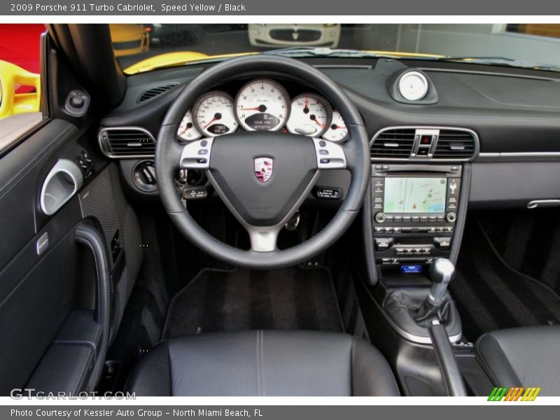 Dashboard of 2009 911 Turbo Cabriolet