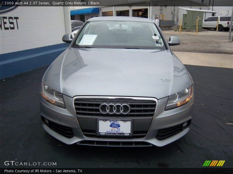 Quartz Grey Metallic / Black 2009 Audi A4 2.0T Sedan