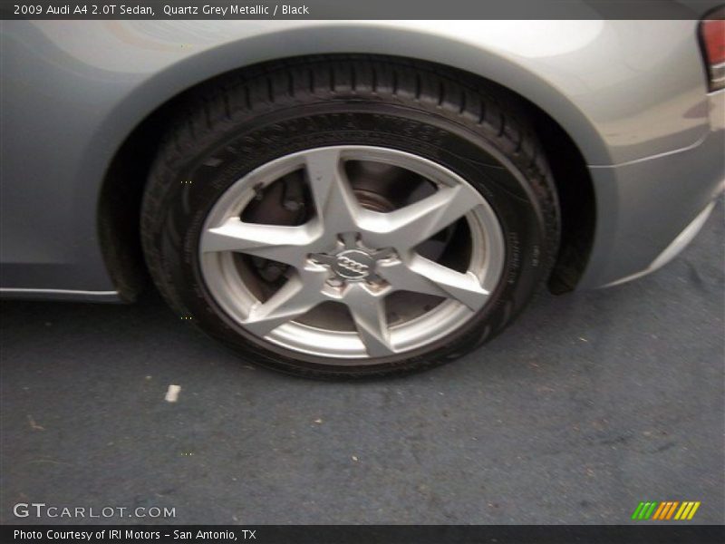 Quartz Grey Metallic / Black 2009 Audi A4 2.0T Sedan